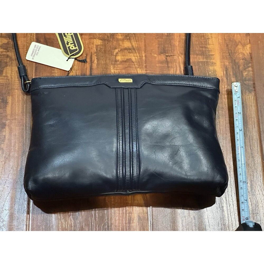 Vintage NOS Phillippe Navy Blue Clutch or Shoulder Cross Body Purse Handbag NWT - Picture 12 of 12